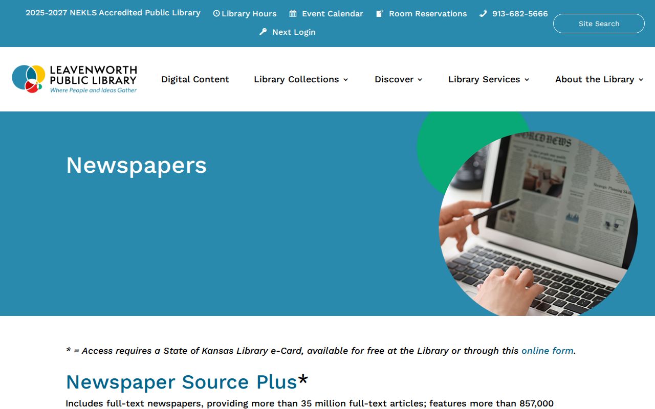 Leavenworth city directory newspaper research collection