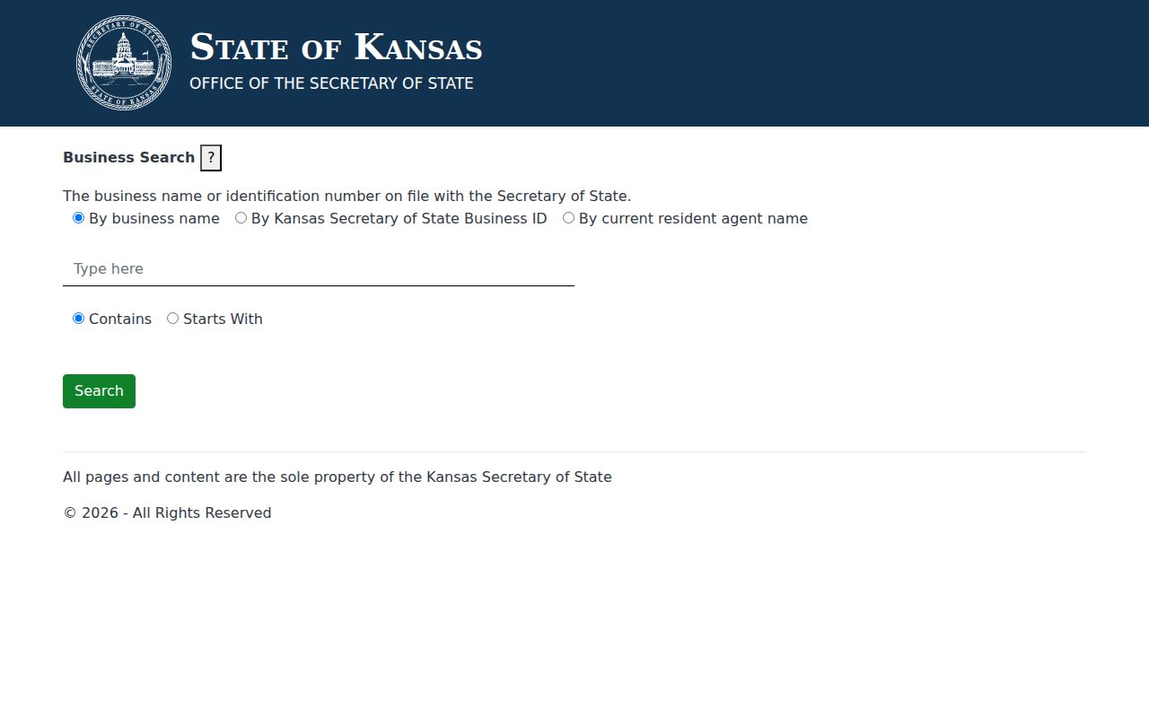 Leavenworth residents directory Kansas business entity search