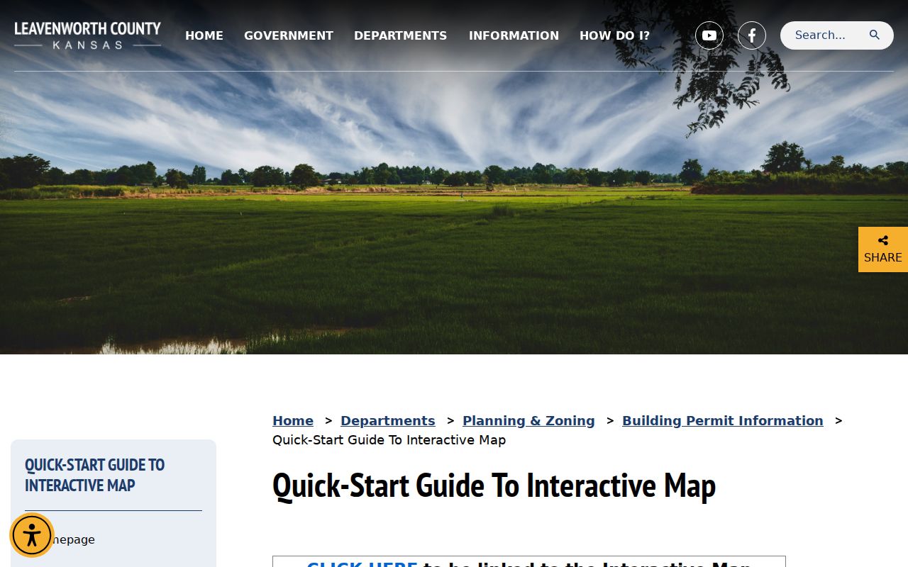 Leavenworth County interactive map quick guide for parcel searches